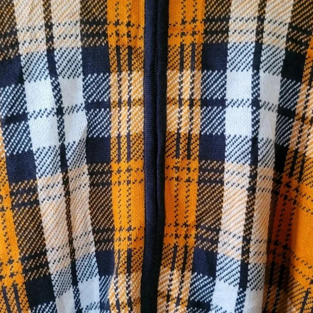 Jones new york plaid cape sweater Pancho size S/M - Picture 16 of 16